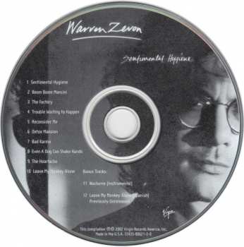 CD Warren Zevon: Sentimental Hygiene