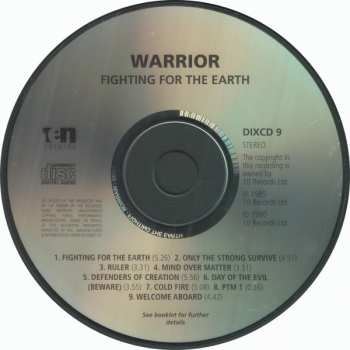 CD Warrior: Fighting For The Earth