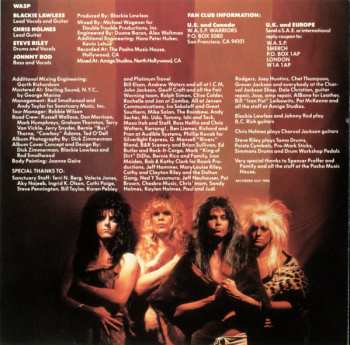 LP W.A.S.P.: Inside The Electric Circus - Clear Vinyl