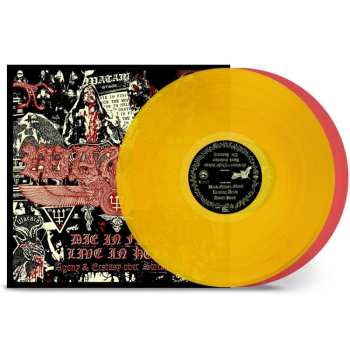 2LP Watain: Die In Fire - Live In Hell (ltd. 2lp/yellow / Red)