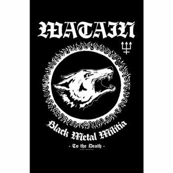 Merch Watain: Textil poszter Black Metal Militia