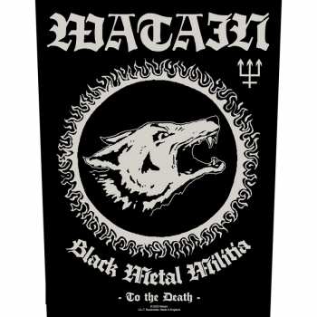Merch Watain: Hátfelvarró Black Metal Militia