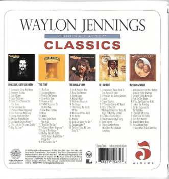 5CD/Dobozkészlet Waylon Jennings: Original Album Classics