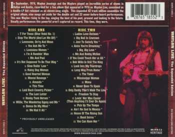 2CD Waylon Jennings: Waylon Live: The Expanded Edition