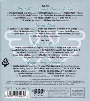 2CD Waylon Jennings: What Goes Around Comes Around / Music Man / Black On Black / Waylon And Company