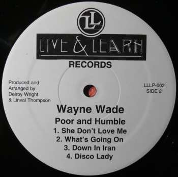 LP Wayne Wade: Poor And Humble
