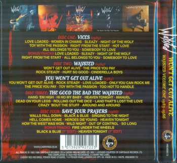 4CD/Dobozkészlet Waysted: Won't Get Out Alive (Waysted Volume One 1983-1986)