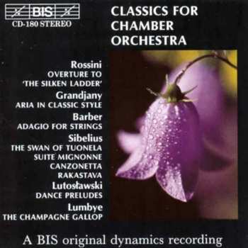 Album Wedin / Helsinki Chamber Orchestra: Classics For Chamber Music
