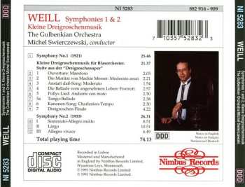 CD Gulbenkian Orchestra: Symphonies 1 & 2 •  Kleine Dreigroschenmusik