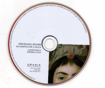 CD Wenceslaus Spourni: Sonates Op.IV Pour Deux Violoncelles