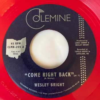 SP Wesley Bright: Come Right Back LTD | CLR