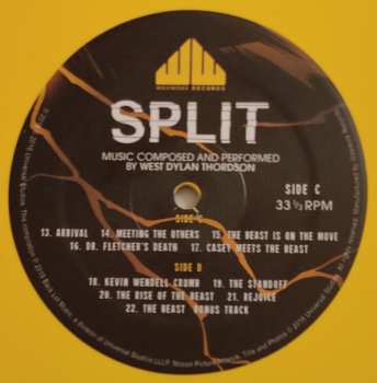 2LP West Dylan Thordson: Split (Original Motion Picture Soundtrack) CLR