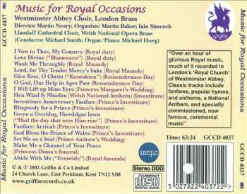 CD The Choir Of Westminster Abbey: Music For Royal Occasions