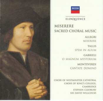 CD The King's College Choir Of Cambridge: Miserere (Religious Choral Music)