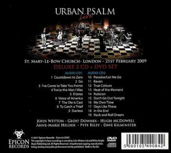 2CD/DVD Wetton/Downes: Urban Psalm - Live DLX