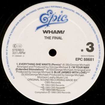 2LP Wham!: The Final