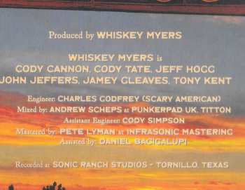 CD Whiskey Myers: Tornillo
