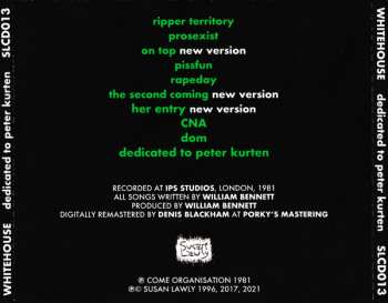 CD Whitehouse: Dedicated To Peter Kurten