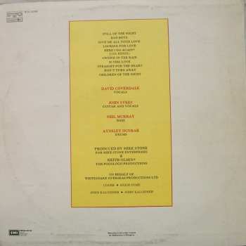 LP Whitesnake: 1987 = '87