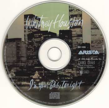 CD Whitney Houston: I'm Your Baby Tonight