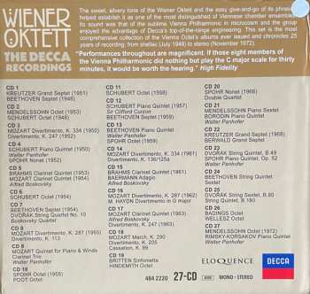27CD/Dobozkészlet Wiener Oktett: The Decca Recordings LTD