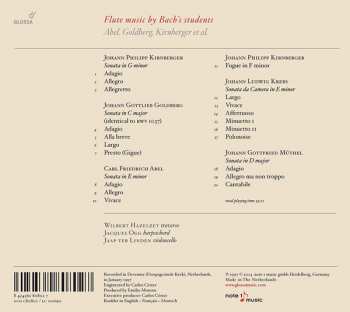 CD Carl Friedrich Abel: Flute Music By Bach's Students (Abel, Goldberg, Kirnberger Et Al.)