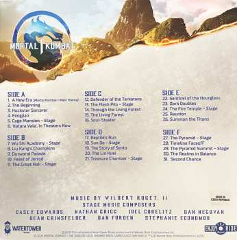 3LP Wilbert Roget, II: Mortal Kombat 1 (Original Video Game Soundtrack)