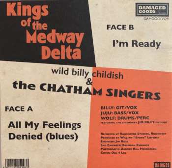 SP Billy Childish: All My Feelings Denied (Blues) c/w I'm Ready LTD