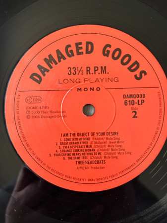 LP Thee Headcoats: I Am The Object Of Your Desire