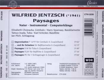 CD Wilfried Jentzsch: Paysages (Natur - Instrumental - Computerklänge)