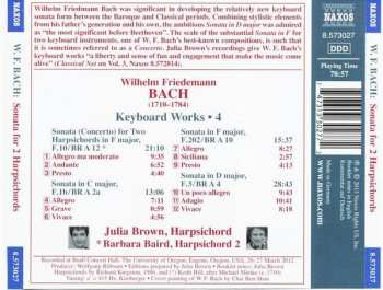 CD Wilhelm Friedemann Bach: Keyboard Works Vol 4