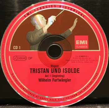 4CD/Dobozkészlet Wilhelm Furtwängler: Tristan Und Isolde