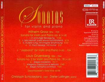 CD Louis Gruenberg: Sonatas For Violin And Piano 