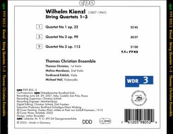 CD Wilhelm Kienzl: String Quartets 1-3
