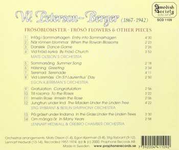 CD Wilhelm Peterson-Berger: Frösöblomster - Frösö Flowers And Other Pieces - Orchestral Version