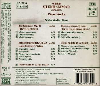CD Wilhelm Stenhammar: Piano Works