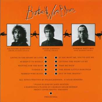 CD Wilko Johnson: Barbed Wire Blues