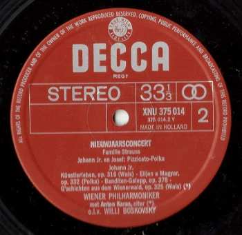 2LP/Dobozkészlet Willi Boskovsky: Nieuwjaarsconcert (2xLP + BOX)