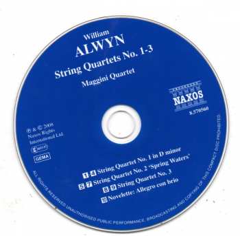 CD The Maggini Quartet: String Quartets Nos. 1-3 — Novelette