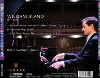 CD William Bland: Sonata No. 9 In F Major "Spring"; Nouveau Rag; Sonata No. 10 In E Minor