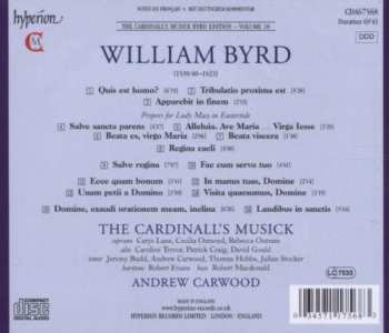 CD William Byrd: Laudibus In Sanctis
