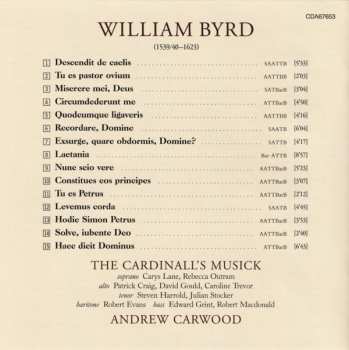 CD William Byrd: Hodie Simon Petrus
