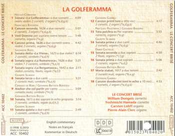 CD Le Concert Brisé: La Golferamma - Musica Italiana 1600 - 1650