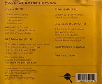 CD William Ferris Chorale: Corridors of Light