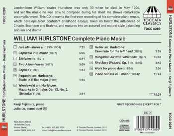 CD William Hurlstone: Complete Piano Music