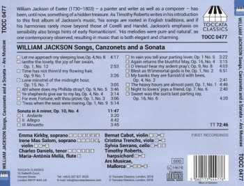 CD Emma Kirkby: Songs, Canzonets, And A Sonata