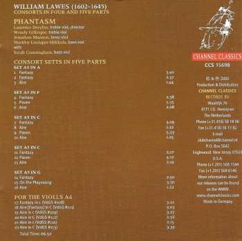 CD William Lawes: Consorts In Four And Five Parts