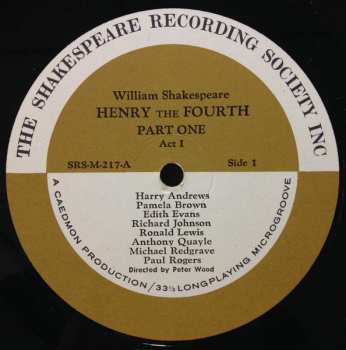 3LP/Dobozkészlet William Shakespeare: Henry The Fourth Part 1