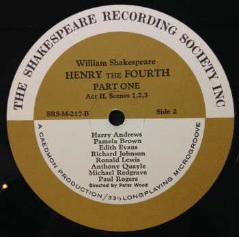 3LP/Dobozkészlet William Shakespeare: Henry The Fourth Part 1