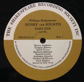 3LP/Dobozkészlet William Shakespeare: Henry The Fourth Part 1